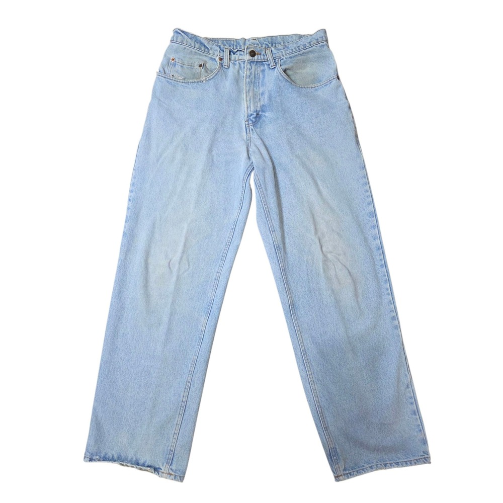 Vintage Jordache Denim Jeans Light Wash Faded Streetwear Y2K Men 33x33